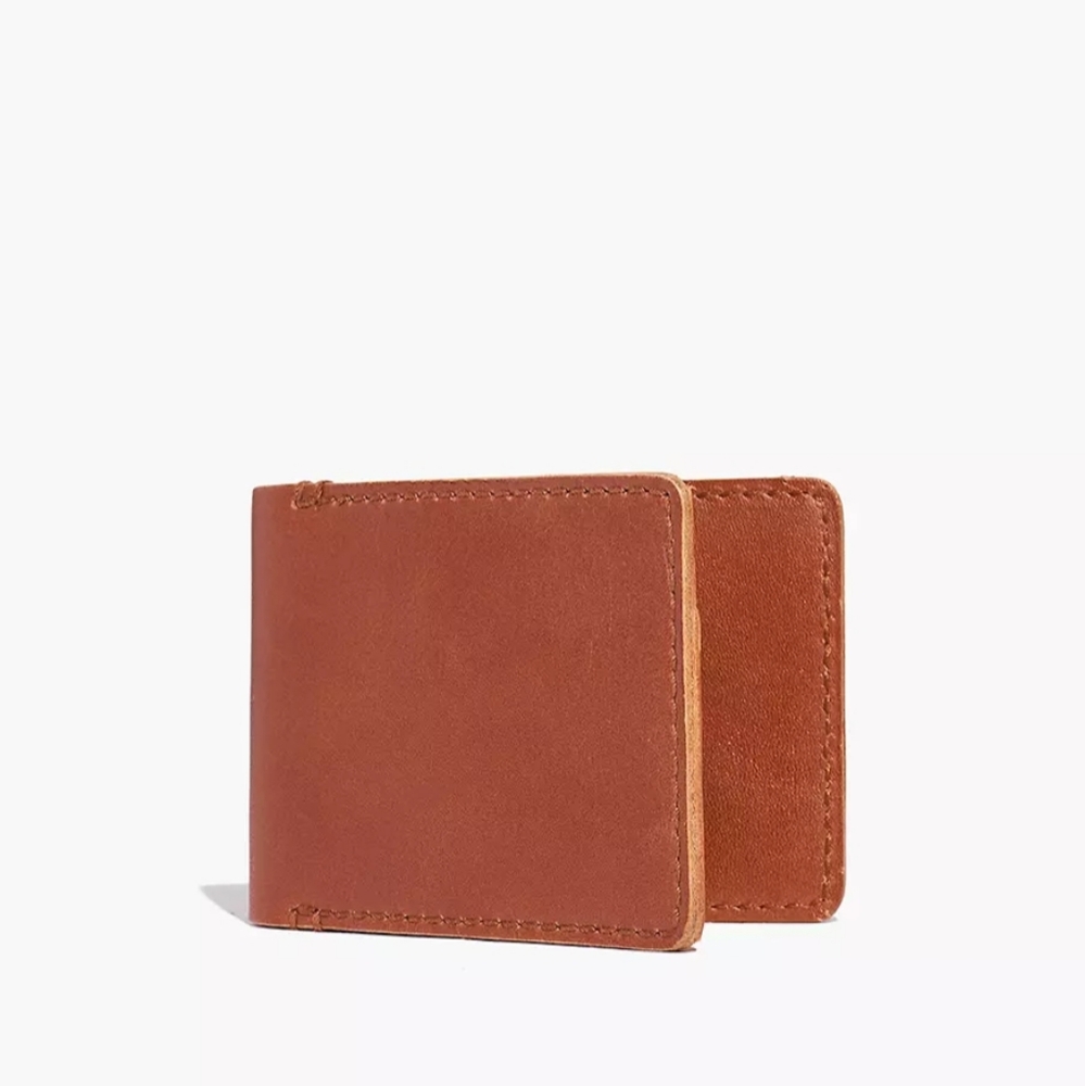 NWT Madewell Leather Billfold Wallet